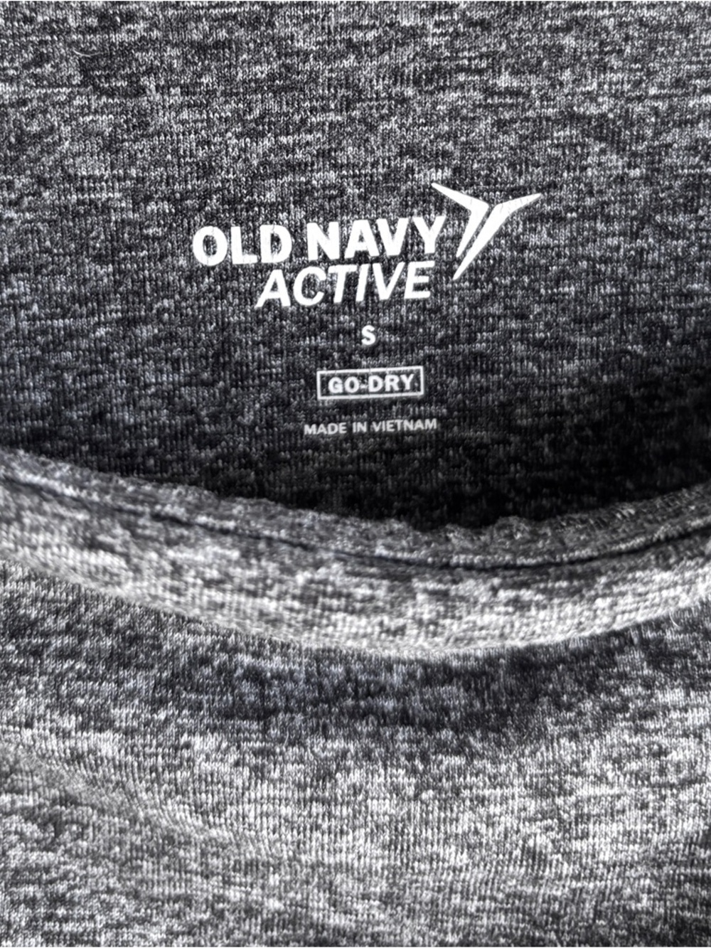 Old Navy Leggings Active Go-Dry High Waisted S Cropped Heather Gray Athleisure - Picture 6 of 11